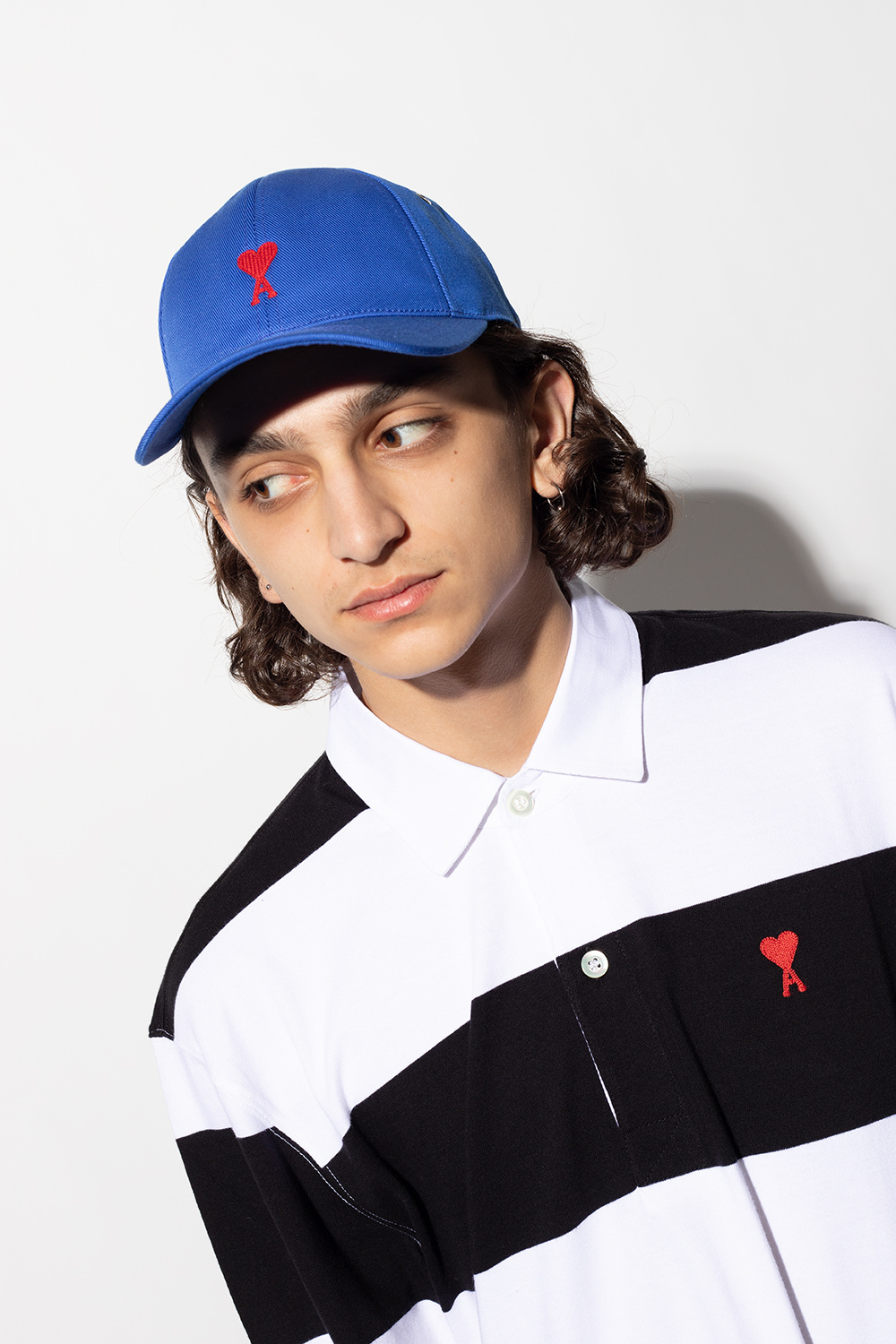 Blue Baseball cap with logo Ami Alexandre Mattiussi - Vitkac Canada